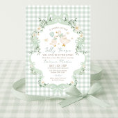 Sage Green Silly Goose Gender Neutral Baby Shower Einladung