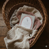 Sage Green Silly Little Goose Baby Shower QR Code  Einladung