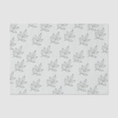 Sage Green Small Business Minimalist Botanical Seidenpapier (Vorderseite)