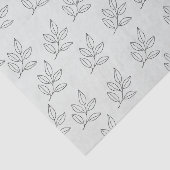 Sage Green Small Business Minimalist Botanical Seidenpapier (Ausschnitt)