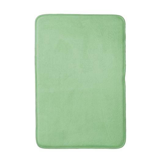 Sage Green Solid Color Badematte (Vorderseite Vertikal)