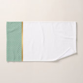 SAGE GREEN SPOT BADEZIMMER TOWEL SET (Handtuch)