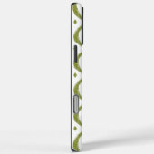 Sage Green Striped iPhone iPhone 16 Max Phone Case (Rückseite / Rechts)