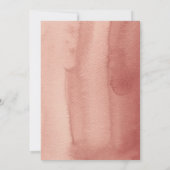 Sage Green Terracotta Boho Florals Baby Dusche Einladung (Rückseite)