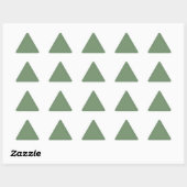 Sage Green Triangle Sticker (Blatt)