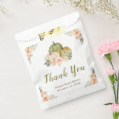 Sage Green und Peach Floral Pumpkins Brautparty Geschenktütchen (Versiegelt)
