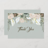 Sage Green und Vanilla Creme Vielen Dank (Vorne/Hinten)