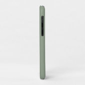 Sage Green und White | Modernes Monogramm Case-Mate iPhone Hülle (Hinten/Links)