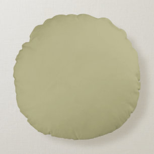 Sage Green Uniform Solid Boho Farben Rundes Kissen