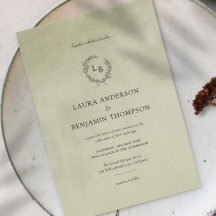 Sage Green Velvet Textur Minimalistische Hochzeit