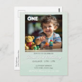 Sage Green Vielen Dank Geburtstag Postkarte (Vorne/Hinten)