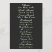 Sage Green Viktorianisch Wedding Program Programm (Rückseite)