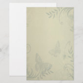 Sage Green Vintag Briefpapier (Vorne/Hinten)