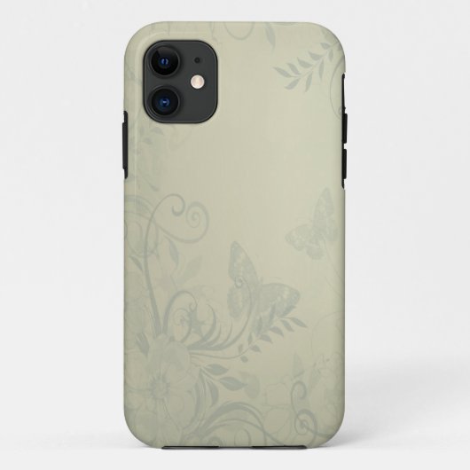 Sage Green Vintag Case-Mate iPhone Hülle (Rückseite)
