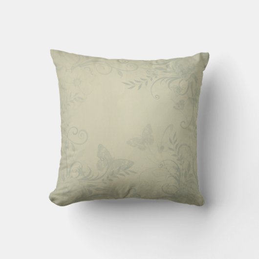 Sage Green Vintag Kissen (Vorderseite)