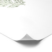 Sage Green Wall Art Fern Print no. 11 Home Decor Poster (Ecke)