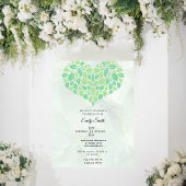 Sage Green Watercolor Brautparty Einladung