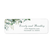 Sage Green Watercolor Eucalyptus Emerald Script (Vorne)