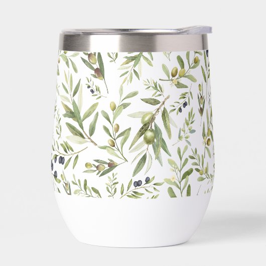 Sage Green Watercolor French Country Chic Olives (Links)