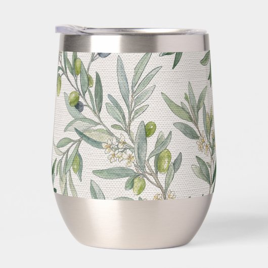 Sage Green Watercolor French Country Olive (Rechts)