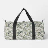 Sage Green Watercolor French Country Olive Duffle Bag (Vorderseite)