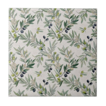 Sage Green Watercolor French Country Olive