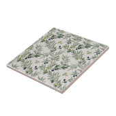 Sage Green Watercolor French Country Olive Fliese (Seite)