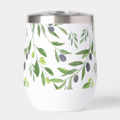 Sage Green Watercolor French Country Olive Pattern (Vorderseite)