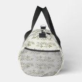 Sage Green Watercolor French Country Olive Pattern Duffle Bag (Rechts)
