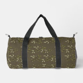 Sage Green Watercolor French Country Olive Pattern Duffle Bag (Vorderseite)