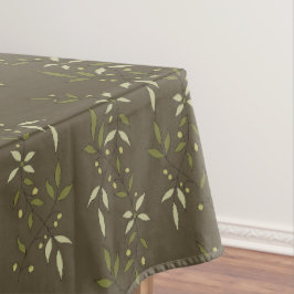 Sage Green Watercolor French Country Olive Pattern Tischdecke