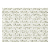 Sage Green Watercolor French Country Olive Pattern Tischdecke (Vorderseite (Horizontal))