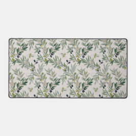 Sage Green Watercolor French Country Olive Schreibtischunterlage