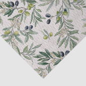 Sage Green Watercolor French Country Olive Seidenpapier (Ausschnitt)