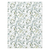 Sage Green Watercolor French Country Olive  Tischdecke (Vorderseite)