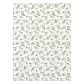 Sage Green Watercolor Olives Tischdecke (Vorderseite)