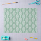 Sage Green Watercolor Pattern Seidenpapier (Basteln)