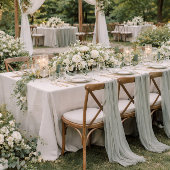 Sage Green Wedding Attire Card with Neutral Color Einladung