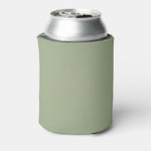 Sage Green Wedding Can Cooler Dosenkühler (Kanne Rückseite)