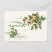 Sage Green Wedding Enclosure Card Set Begleitkarte (Rückseite)