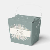 Sage Green Wedding Foliage Duet Botanical Geschenkschachtel (Vorderseite)