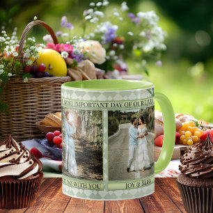 Sage Green Wedding Foto Tasse