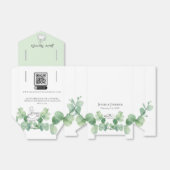 Sage Green Wedding Guest Favorits Geschenkschachtel (Ungefaltet)