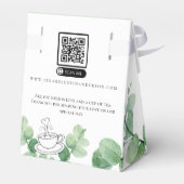 Sage Green Wedding Guest Favorits Geschenkschachtel (Rückseite)