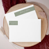 Sage Green Wedding Minimalistisch