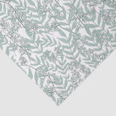 Sage Green Wedding Vintag Botanical Seidenpapier (Ausschnitt)