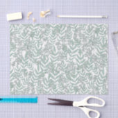 Sage Green Wedding Vintag Botanical Seidenpapier (Handwerk)