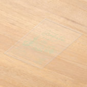 Sage Green Western Cowgirl Graduation Party Acryleinladungen (Ablage )