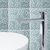 Sage Green White Celtic Knot Nahtlose Muster Tile Fliese