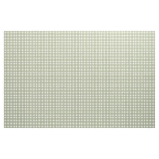 Sage Green White Gingham Pattern Stoff (Yard (91,4 cm))